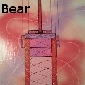 B.V. Bear - Interior Window Sill - Paintings