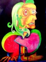 Portrait of Lee Penrose (After Picasso)